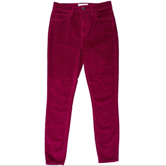 SOLD (on eBay): Current/Elliott The Stiletto Corduroy Skinny Jeans Pink, Sz 25 - Picture 2 of 5